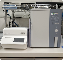 多項目自動血球分析装置のイメージ